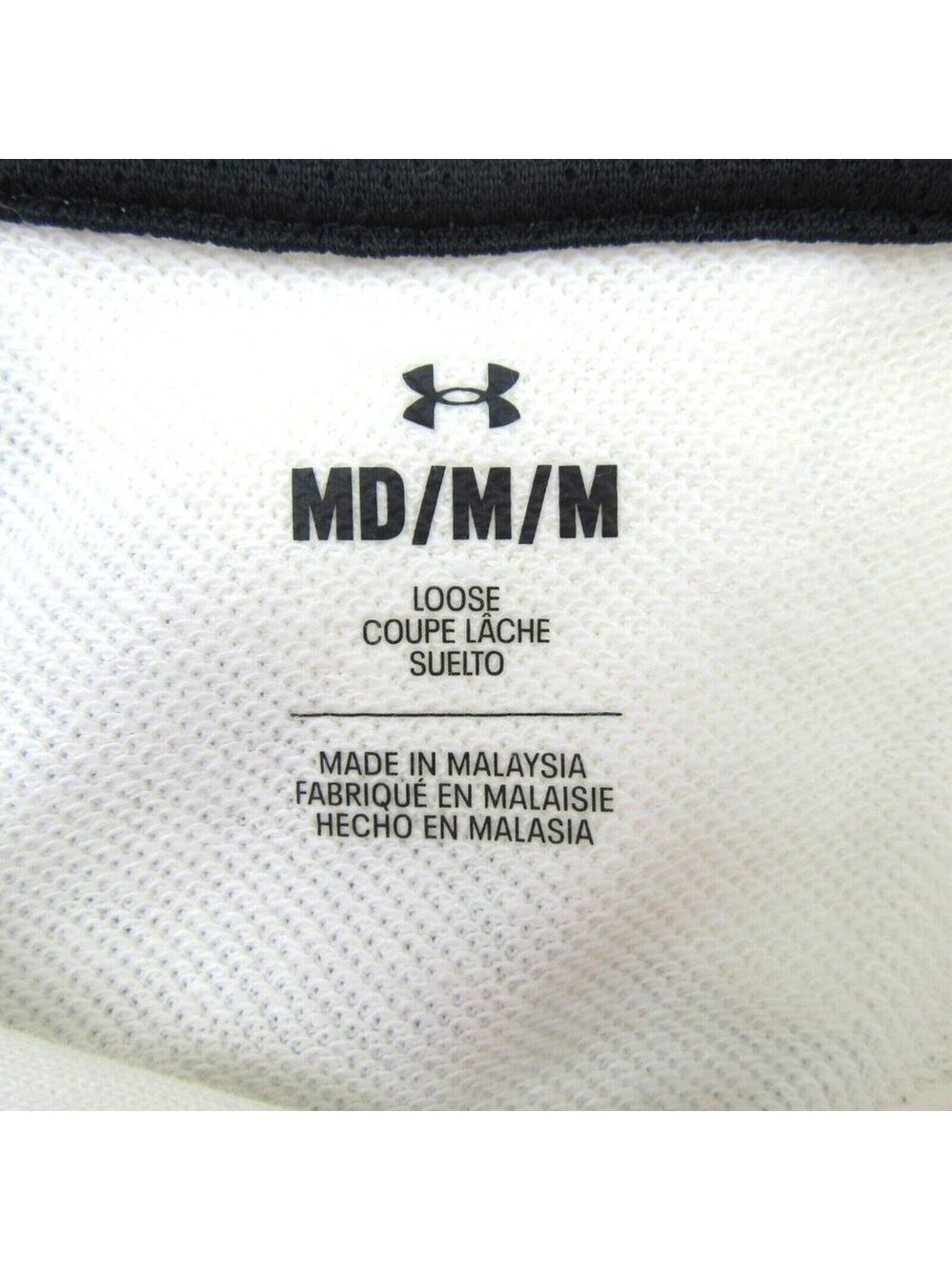 Under Armour UA Project Rock Terry Hoodie Mens Size Medium Ivory NEW - Picture 9 of 11